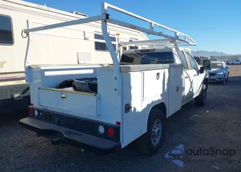 2020 Chevrolet Silverado 2500Hd 4Wd Long Bed Wt из США, поврежденный, VIN 1GB2YLE75LF325452